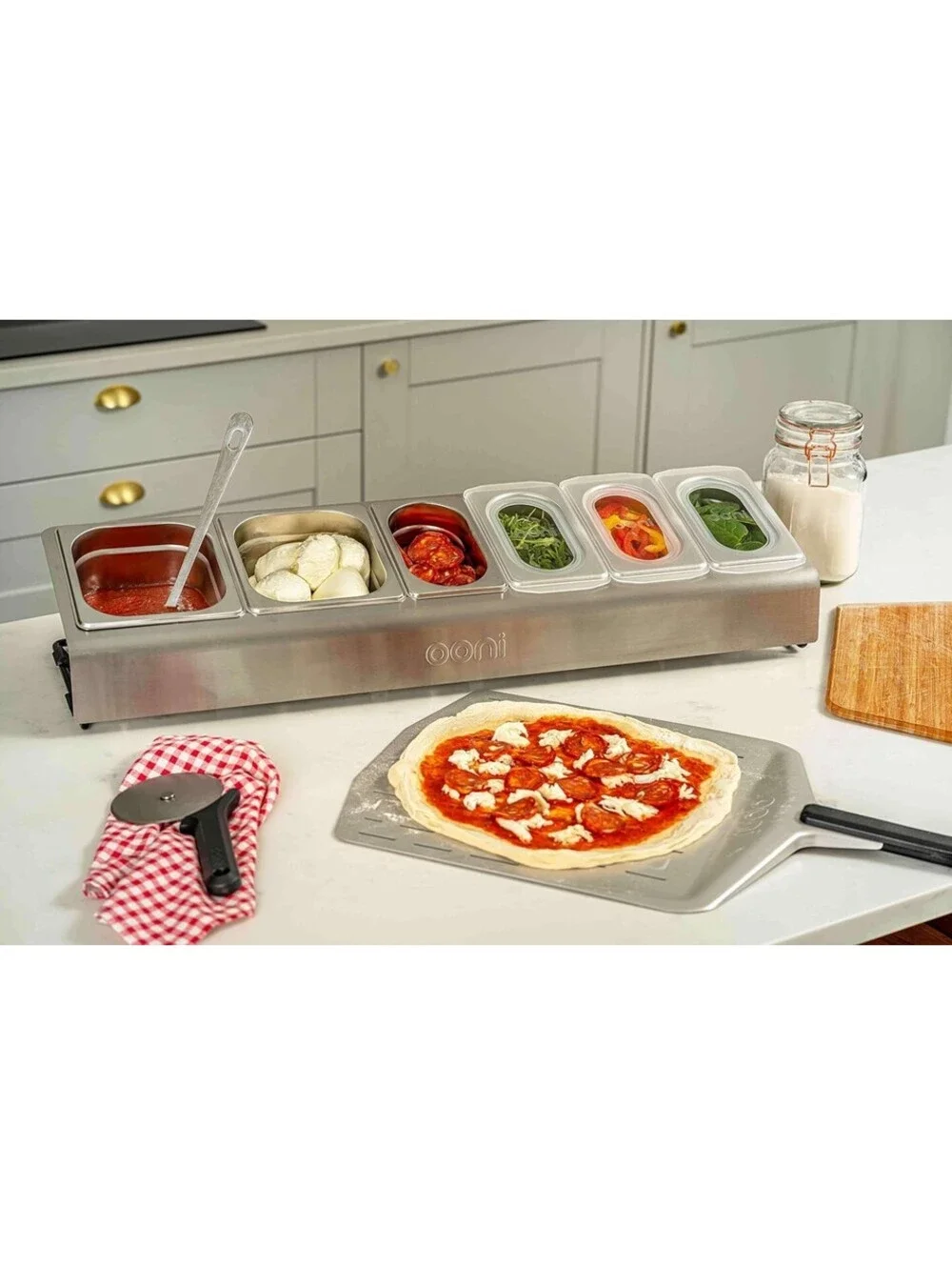 Ooni Pizza Topping Station (Stainless Steel)